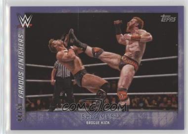 2015 Topps WWE Undisputed - Famous Finishers - Purple #FF-10 - Sheamus /50