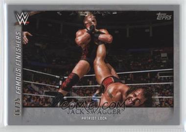 2015 Topps WWE Undisputed - Famous Finishers - Silver #FF-23 - Jack Swagger /25