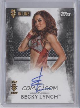 2015 Topps WWE Undisputed - NXT in Line Autographs #NA-BL - Becky Lynch