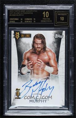 2015 Topps WWE Undisputed - NXT in Line Autographs #NA-BM - Murphy [BGS 10 BLACK LABEL]