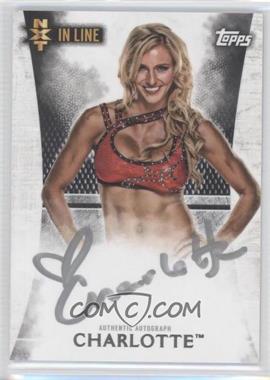 2015 Topps WWE Undisputed - NXT in Line Autographs #NA-CH - Charlotte