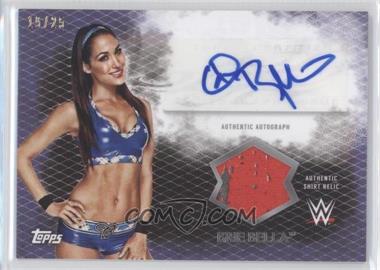 2015 Topps WWE Undisputed - Undisputed Attitude Autographed Relics - Purple #UAR-BB - Brie Bella /25