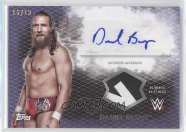 2015 Topps WWE Undisputed - Undisputed Attitude Autographed Relics - Purple #UAR-DB - Daniel Bryan /10