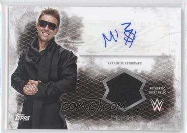 2015 Topps WWE Undisputed - Undisputed Attitude Autographed Relics #UAR-TM - The Miz