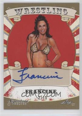 2016 Leaf Signature Series Wrestling - [Base] - Red #26 - Francine /10