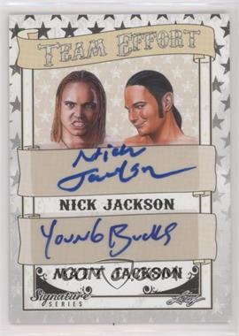 2016 Leaf Signature Series Wrestling - Team Effort #TE-19 - Nick Jackson, Matt Jackson