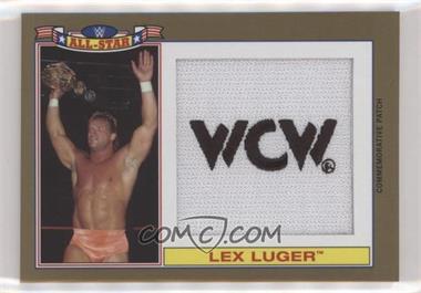 2016 Topps Heritage WWE - Commemorative All-Star Patch - Gold #_LELU - Lex Luger /10