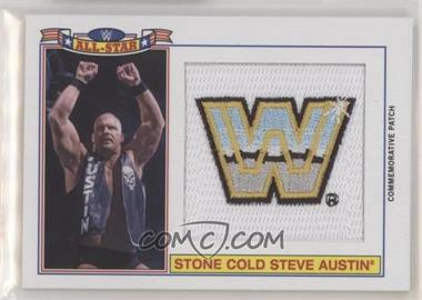 2016 Topps Heritage WWE - Commemorative All-Star Patch #_STAU - Steve Austin /299