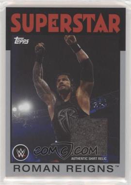 2016 Topps Heritage WWE - Relics - Silver #_RORE - Roman Reigns /50