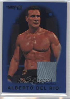 2016 Topps Heritage WWE - Survivor Series Mat Relics - Blue #_ALDR - Alberto Del Rio /25