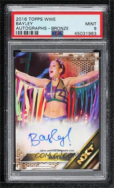 2016 Topps WWE - Autographs - Bronze #_BAYL - Bayley /50 [PSA 9 MINT]