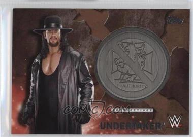 2016 Topps WWE - Medallion Cards - Bronze #_UN - Undertaker /50