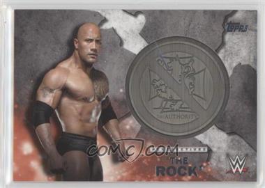 2016 Topps WWE - Medallion Cards #_THRO - The Rock /299