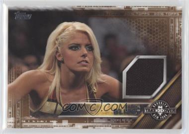 2016 Topps WWE - NXT Takeover: Brooklyn 2015 Mat Relics - Bronze #_ALBL - Alexa Bliss /50