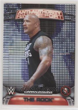 2016 Topps WWE - Perspectives - Anti-Authority Files #12AA - The Rock