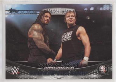 2016 Topps WWE - Perspectives - Authority Files #13A - Roman Reigns, Dean Ambrose