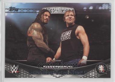 2016 Topps WWE - Perspectives - Authority Files #13A - Roman Reigns, Dean Ambrose