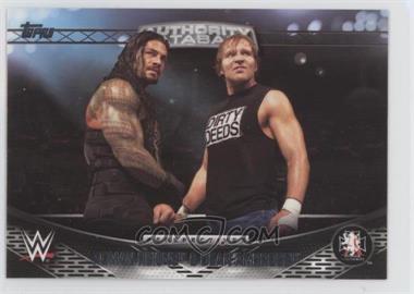 2016 Topps WWE - Perspectives - Authority Files #13A - Roman Reigns, Dean Ambrose