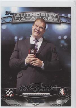 2016 Topps WWE - Perspectives - Authority Files #4A - Kane