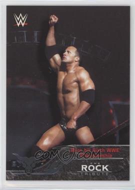 2016 Topps WWE - The Rock Tribute Part 2 #17 - Wins his Sixth WWE Championship