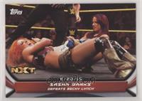 Sasha Banks - Defeats Becky Lynch