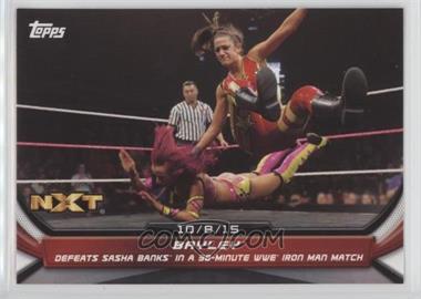 2016 Topps WWE Divas Revolution - Best Matches #8 - Bayley - Defeats Sasha Banks in a 30-Minute WWE Iron Man Match