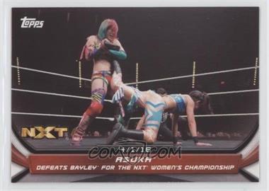 2016 Topps WWE Divas Revolution - Best Matches #9 - Asuka - Defeats Bayley for the NXT Women's Championship