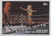 Charlotte - Defeats Brie Bella and Sasha Banks