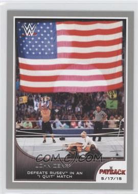 2016 Topps WWE Road to Wrestlemania - [Base] - Divas Championship Silver #30 - John Cena