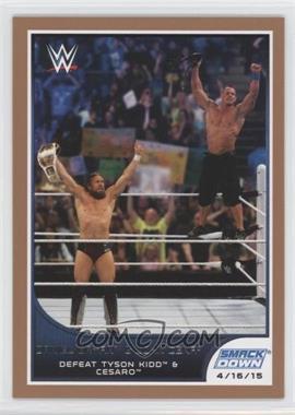 2016 Topps WWE Road to Wrestlemania - [Base] - Tag Team Championship Bronze #20 - Sheamus & Roman Reigns