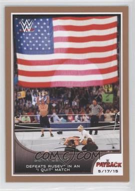 2016 Topps WWE Road to Wrestlemania - [Base] - Tag Team Championship Bronze #30 - John Cena