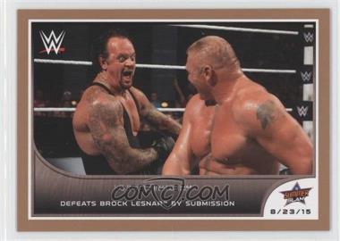 2016 Topps WWE Road to Wrestlemania - [Base] - Tag Team Championship Bronze #79 - Undertaker