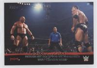 Jumbo Pack Inserts - Defeats The Rock for the Undisputed WWE Championship [EX&n…