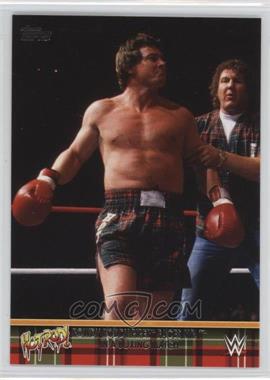 2016 Topps WWE Road to Wrestlemania - Rowdy Roddy Piper Tribute #2 - Rowdy Roddy Piper Faces Mr. T in a Boxing Match