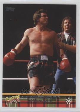 2016 Topps WWE Road to Wrestlemania - Rowdy Roddy Piper Tribute #2 - Rowdy Roddy Piper Faces Mr. T in a Boxing Match