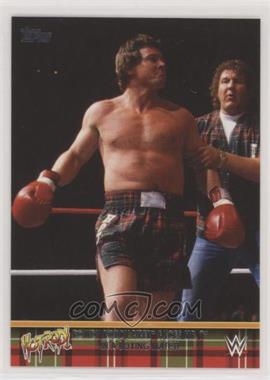 2016 Topps WWE Road to Wrestlemania - Rowdy Roddy Piper Tribute #2 - Rowdy Roddy Piper Faces Mr. T in a Boxing Match