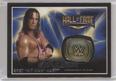 2016 Topps WWE Road to Wrestlemania - WWE Hall of Fame Commemorative Ring Relics #_BRHA - Bret "Hit Man" Hart /299