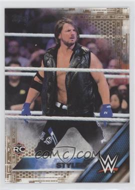 2016 Topps WWE Then Now Forever - [Base] - Bronze #102 - AJ Styles