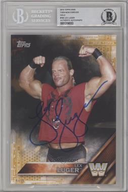 2016 Topps WWE Then Now Forever - [Base] - Topps Online Exclusive 5 x 7 Gold #180 - Lex Luger /10 [BAS BGS Authentic]