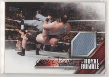 2016 Topps WWE Then Now Forever - Royal Rumble Mat Relic #_BRLE - Brock Lesnar /399