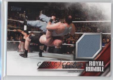 2016 Topps WWE Then Now Forever - Royal Rumble Mat Relic #_BRLE - Brock Lesnar /399