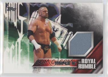 2016 Topps WWE Then Now Forever - Royal Rumble Mat Relic #_TRH - Triple H /399