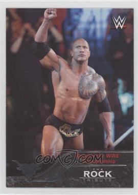 2016 Topps WWE Then Now Forever - The Rock Tribute Part 4 #33 - The Rock Retains the WWE Championship