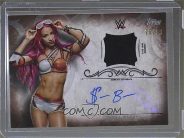 2016 Topps WWE Undisputed - Autographed Relics - Bronze #UAR-SB - Sasha Banks /99