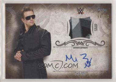 2016 Topps WWE Undisputed - Autographed Relics - Bronze #UAR-TM - The Miz /99