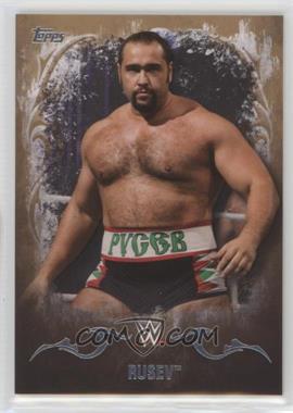 2016 Topps WWE Undisputed - [Base] - Intercontinental Champion Gold #30 - Rusev /10