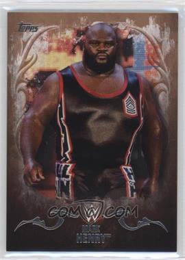 2016 Topps WWE Undisputed - [Base] - Tag Team Championship Bronze #22 - Mark Henry /99