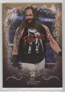 2016 Topps WWE Undisputed - [Base] - Tag Team Championship Bronze #5 - Bray Wyatt /99