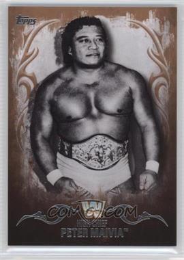 2016 Topps WWE Undisputed - [Base] - Tag Team Championship Bronze #60 - High Chief Peter Maivia /99
