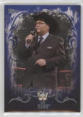 2016 Topps WWE Undisputed - [Base] - US Championship Blue #64 - Jim Ross /25